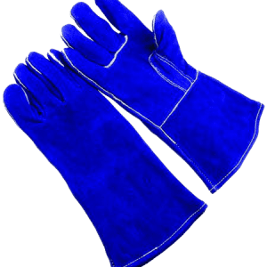 GUANTE-CUERO-AZUL